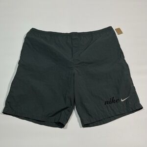 Vintage 90s Nike Green Nylon Lightweight Shorts